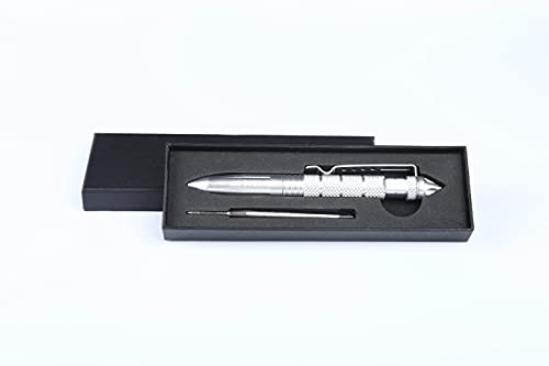 AMZoutdoor® NEU Taktischer Kugelschreiber aus Aluminium, extrem robust mit Glasbrecher, Outdoor Gadget Tactical Pen, Outdoor Zubehör, Outdoor Ausrüstung, Outdoor Survival Ausrüstung