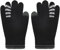 FakeFace Süße Kinder Fingerhandschuhe Gestrickte Handschuhe Stretch Vollfinger Handschuhe Jungen Mädchen Winter Warme Kinderhandschuhe Strickhandschuhe 3-8 Jahre-Schwarz