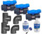 jardiboutique - Kit plomberie, Montage Chauffage de Votre Piscine, Bypass Diametre 50 mm