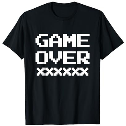Game Over Gaming Girl Boy, Cute Eboy Egirl Gamer T-Shirt