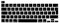 MiNGFi Protector de Teclado Silicona español para MacBook Pro 13 M1/M2 A2338 (2020–2023), A2289 (2020), A2251 (2020–2021), Pro 16 A2141 (2019–2021) EU/ISO - Negro