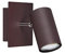 lightling modern Wandspot Julie, 1-flammige Wandlampe innen, Wandstrahler, Wandfluter Wandleuchte Leselampe Bilderleuchte, rost matt Metall, 1 x GU10 max. 25W, 12 x 16 cm