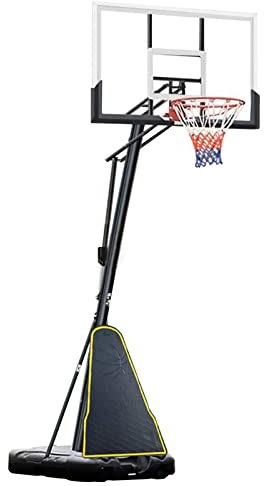 Adjustable Basketball Backboard Hoop, Portable Outdoor Free Standing Basketball Stand, Professional Backboard System For Kids Adults Play (Size : H-245-305CM/8-10FT)