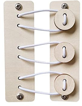 Milageto Montessori Busy Board Zubehör, Busy Board DIY Praktische Fähigkeiten, Baby Pädagogisches Sensorik Spielzeug Motorikbrett, Activity Board Lernspielzeug für Kinder - Knöpfen