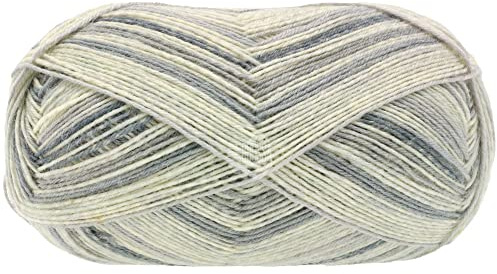 MEILENWEIT 100g Denim Mix Black Blue 4656 - Ecru/Hell-/Mittel-/Dunkelgrau