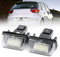 Bynome LED Éclairage de plaque d'immatriculation Auto Ampoules Super Brillant SMD Feux arrière pour Peugeot 206 207 306 307 308 406 407 5008