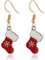 BSLVWG Weihnachtsdekoration, Damen-Weihnachtsohrringe, Weihnachtsbaum/Schneemann/Schneeflocken-Ornamente, Schmuck, Geschenke für Frauen, Feiertagsfeier (07)