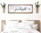 Always Kiss Me Goodnight Schild für Schlafzimmer, Wanddekoration, großes Rahmenhaus-Schlafzimmerschild mit Massivholzrahmen für Paare, Liebes-Thema, Schlafzimmerdekoration, 70 cm Bx24 cm H