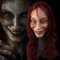 Generisch Halloween-Dekor Zombie animiert, Zombiepuppe Wanddeko, Halloween Deko Figur, Beste Halloween-Dekorationen, Hängende Dekoration, Türschmuck (A)