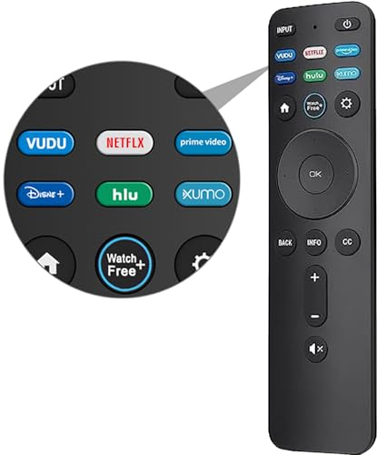 Universal-Fernbedienung für VIZIO All Smart TV, XRT260 Fernbedienung, Ersatz für VIZIO TV Smartcast 4K D-Serie E-Serie M-Serie P-Serie V-Serie (ohne Sprachfunktion)