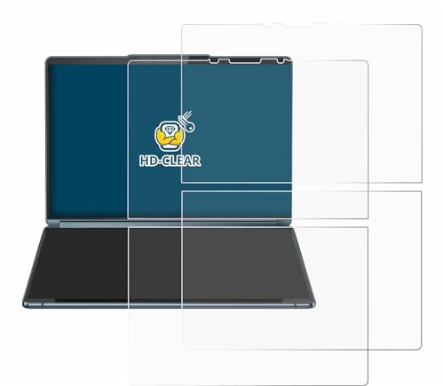 BROTECT (2 Stück Schutzfolie für Lenovo Yoga Book 9i Gen 9 Displayschutz Folie Ultra-Klar