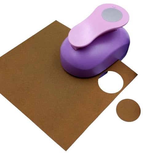 Stanzer Rund, 38mm Kreis Stanzer Papierstanzer Motivlocher Stanzer Werkzeug für Scrapbooking Basteln Fotoalbum Dekor