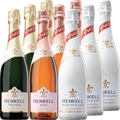 Mischpaket Henkell 3x Trocken, 3x Blanc de Blancs, 3x Rosé 0,75 l