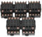 5Pcs 14 Pins 27mm DIN Rail Panel Mounted Electromagnetic Power Relay Socket Base IINKUEYK