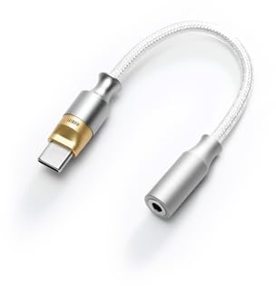 DD ddHiFi TC35CM2 USB-C to 3.5mm High Resolution DAC & AMP Cable HiFi Lossless Decoding Adapter Cable, PCM up to 32bit/384kHz