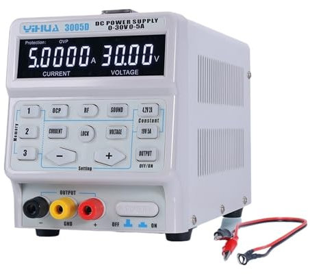 Fuente de alimentación de laboratorio ajustable, fuente de alimentación conmutada controlada por programa Digital, 150W, 3005D, 5A, 30V CC(US)