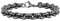 Bishilin Herren Armband Edelstahl, Charm Armbänder 8.7MM Bohnenkette Gliederarmband Partnerarmband Personalisiert Armband Männer 21 CM Antik Silber