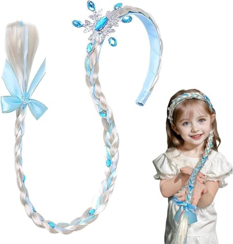 Der Zopf, Mädchen Perücken Haarteil, Perücke Kinder, Haarreif Zopf, Langhaar Perücke Zöpfe für Mädchen, kinder perücken für mädchen, Kindergeburtstagsparty Geschenke und Cosplay