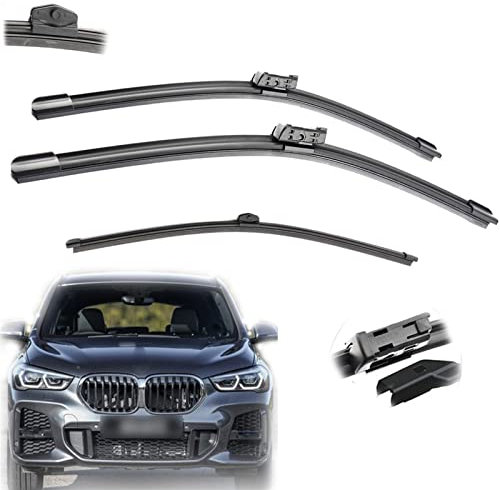 26 16 14 Auto Vorne Hinten Fenster Scheibenwischer Klingen Pinsel Cutter Zubehör Für BMW X1 F48 2015 2016 2017 2018 2019 2020
