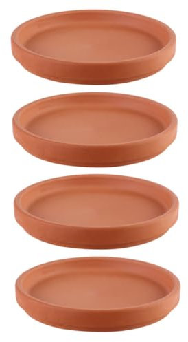 BESPORTBLE Lot De 4 Plateaux De Drainage pour Plantes en Pot Et Soucoupes pour Pots De Fleurs Dintérieur