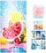 ZIOSINM Strandtuch 180 * 90cm Strandhandtuch Mikrofaser Badetuch Groß, Mikrofaser Strandhandtücher Handtuch Beach Towel XXL für Schwimmen, Strand, Reisen, Sandabweisend (Wassermelone)
