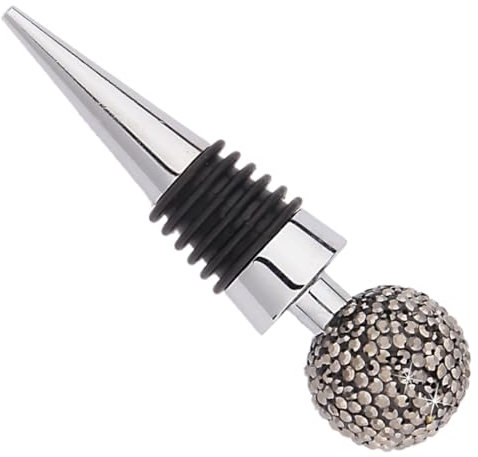 LAPYAPPE Zinklegierung Weinflaschenverschluss Diamant-Design Wiederverwendbar Für Bar Party Und Restaurant Eleganter Flaschenstopfen Für Rotwein Und Mehr