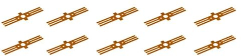 Premium Stromabnehmer Radkontakte Radschleifer, 10 Stück, Spur H0, 1:87