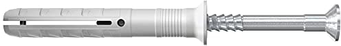 fischer - Tornillo y taco de golpe de acero N 5X40/15 para hormigón, Caja 100 unidades