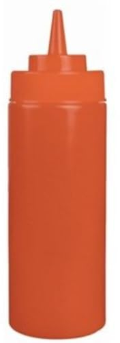 Vogue W833 Red Squeeze Sauce Bottle, 35 oz