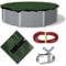 Blue Wave Silver 12-Year 15-ft Round Above Ground Pool Winter Cover