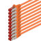 10x 5m - Câble patch câble réseau Cat 6 Cat6 RJ45 SFTP - orange