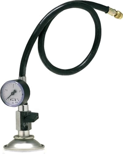 Prüf- Nachfüll-Garnitur Adapter Gefäßfüller Außdehnungsgefäß Heizug Solar Manometer 0-4 bar