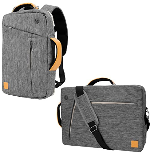 Vangoddy Slate 3-in-1 Universal 13.3 13-inch Covertible Laptop Messenger Shoulder Bag (Grey)