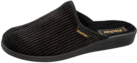 Fischer Herren Hausschuh Cord Pantoffel 204230