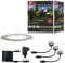 Paulmann 936.92 Outdoor Plug & Shine Floor Eco 3er-Basisset 3000K 3x1W Silber 93692 Bodeneinbauleuchte LED Aussenleuchten