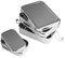 Lunchbox 3in1 - Three-in-one Brotdose aus Edelstahl - 100% BPA frei, fest verschliessbar