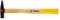 TOPEX Schlosserhammer Schlosser Hammer mit Stiel aus Holz - Schlosserhammer mit Holzstiel - Ingenieurhammer Stahlhammer Werkzeughammer Werkstatthammer mit Stiel Holzstiel – 100 g