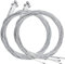 HUAFY Gear Shifters Cable, 10Pcs Gear Shifter Cable, 2M Long Bicycle Replaceable Wire Inner Derailleur Wire Stainless Steel