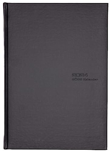 GÜSS Buchkalender A5 Tucson schwarz 1 Tag auf 1 Seite