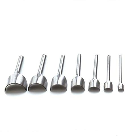 Cuoio Craft 10-40mm Strumenti Cutter Semi-Rotondi Punch Cutter Cintura in Pelle Mezza Cerchio Angolo Cinturino Cinturino Portafoglio Fine Fai da Te