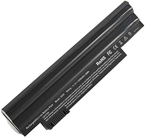 AL10A31 Al10b31 Al10g31 Batteria del computer portatile compatibile con Acer Aspire One D255 D257 D260 522 722 Gateway LT23 LT27 LT28 LT2304c LT2702R LT2712u LT2704u LT2802u Series(11.1V 5200mAh)