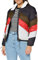 Superdry Splice Padded Jacket Veste, Bloc de Couleur Marine, XS Femme