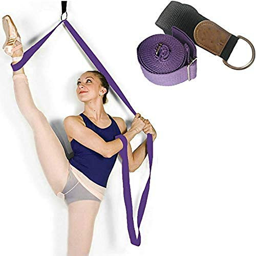 Leg Stretcher Band on Door - Get More Flexible - Ballet Yoga Pilates Flexibility Trainer To Improve Leg Stretching - Perfect Home Portable Equipment For Dance Gymnastic Exercise taekwondo & MMA