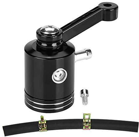 Brake Fluid Reservoir, Motorcycle Brake Oil Cup, Akozon Motorcycle Brake Clutch Master Cylinder Fluid Reservoir Tank Oil Cup with Mounting Bracket Set Motorcycle Accessories for (Black)