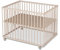 Sämann Laufgitter 75x100 cm ECO - 3-fach höhenverstellbar Laufstall Baby Buche natur