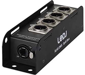 LEDJ EtherCON to DMX Multicore Adaptor 5-Pin Male XLR Plugs