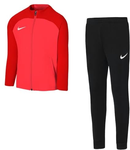 Nike DJ3363-635 Tracksuit Lk Nk Df Acdpr Trk Suit K Unisex Ragazzi, Bright Crimson/Black/White, M (110-116 cm)