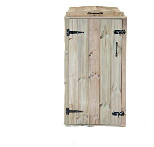 BritishBins Wheelie Bin Enclosure For 1 x 240 Litre Wheelie Bin