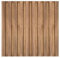 Eurodeco 3D Paneele PVC Kunststoffpaneele Wandpaneele Holzimitat Wand Decke 3D Optik Holz Lamellen (40) PVC 3D Platten, D167 Braun