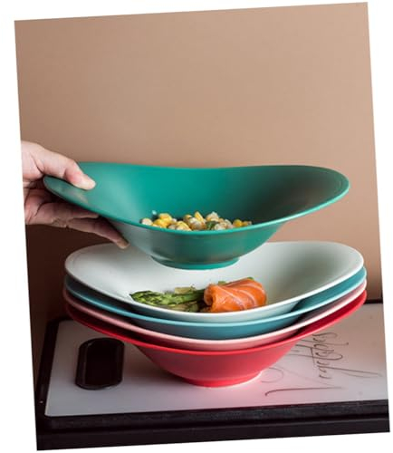 PRETYZOOM Bol Mat pour Salades Et Desserts Coupelle Élégante pour Servir Vos Plats Au Quotidien Rose